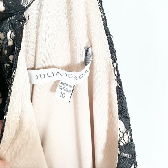 Julia Jordan Black Lace Halter Neck Wide Leg Jumpsuit - Picture 8 of 8